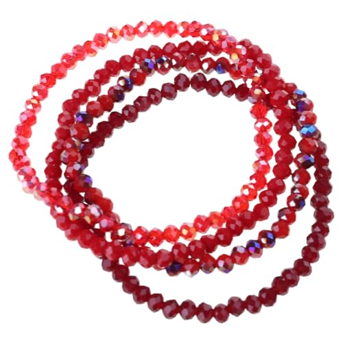 Lerpwige Eleganter Perlen Stretch Armband Handseil Mit Mehrfarbigen Schichten Verstellbarer Modezubehör Für Tägliche Freizeitkleidung Kristalle Schmuck von Lerpwige