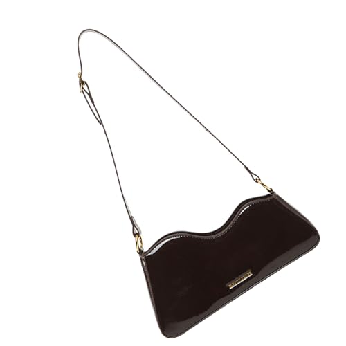 Lerpwige Frauen Achselhöhle Beutel Trendy Handtasche All Matching Achselhalte Geldbeutel Feste Farbe Schulter Stilvoll von Lerpwige
