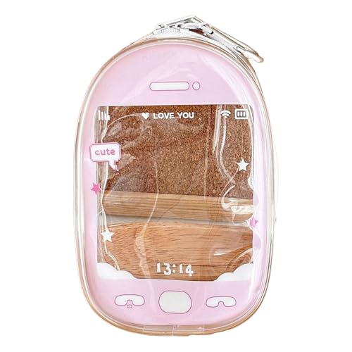 Lerpwige Kompakte Figurenhalter Keychain Geldbörse Für Autoschlüssel Walk Wesentliche Leckere Transparente Beutel Kinder Modezubehör Auto Walk Babypuppenschutz Fall von Lerpwige