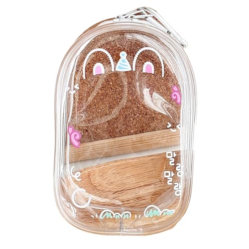 Lerpwige Kompakte Figurenhalter Keychain Geldbörse Für Autoschlüssel Walk Wesentliche Leckere Transparente Beutel Kinder Modezubehör Auto Walk Babypuppenschutz Fall von Lerpwige