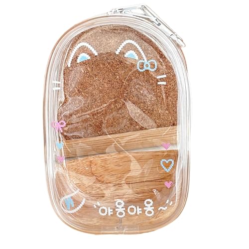 Lerpwige Kompakte Figurenhalter Keychain Geldbörse Für Autoschlüssel Walk Wesentliche Leckere Transparente Beutel Kinder Modezubehör Auto Walk Babypuppenschutz Fall von Lerpwige