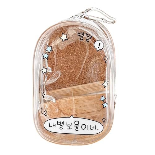 Lerpwige Kompakte Figurenhalter Keychain Geldbörse Für Autoschlüssel Walk Wesentliche Leckere Transparente Beutel Kinder Modezubehör Auto Walk Babypuppenschutz Fall von Lerpwige