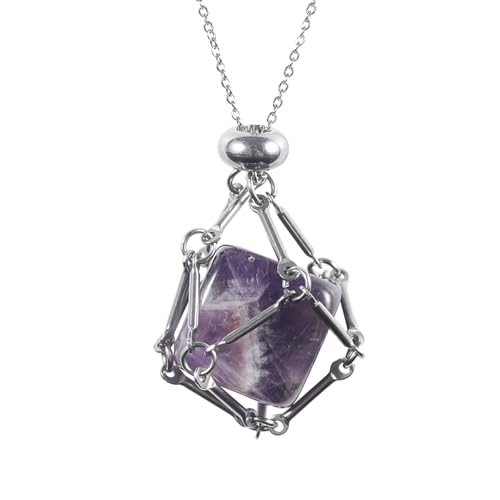 Lerpwige MODERNISTE Square Faceted Crystal Pendant Auf Segmentierte Kette Mit Innovativem Netto Retention Mechanismus Natürlicher Kristallglanzkette Lerpwige MODERNISTE Square Faceted Crystal Pendant Auf Segmentierte Kette Mit Innovativem Netto Retention Mechanismus Natürlicher Kristallglanzkette von Lerpwige