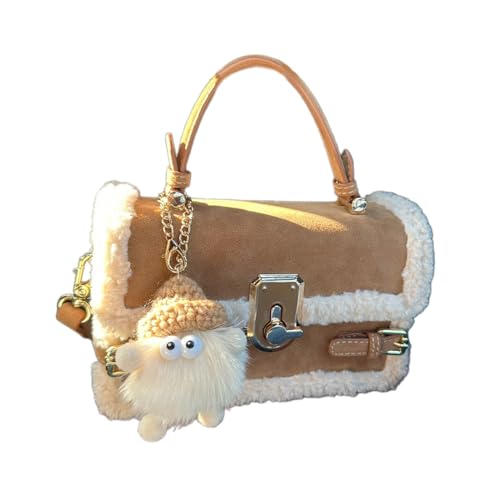 Lerpwige Modische Umhängetasche, Herbst, Winter, lässige Umhängetaschen, Patchwork-Handtasche, hohe Optik von Lerpwige