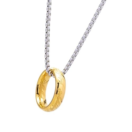 Lerpwige Retro Herren Halskette Mit Fingerringen Anhänger Hip Hop Colarbone Kette Handgemachte Party Tragen Neckketten Accessoire Mode Anhänger Für Männer von Lerpwige