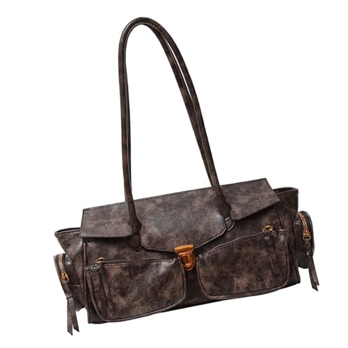 Lerpwige Retro Unterarmbausbeutel Mit Großer Kapazität Mit Mehreren Taschen Achselhöhlenbeutel Für Den Täglichen Gebrauch Und Für Die Handtasche Von Sonderanlass Stilvolle Damenhandtasche von Lerpwige
