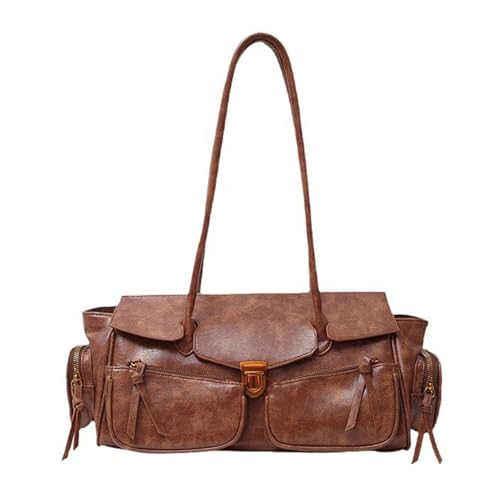 Lerpwige Retro Unterarmbausbeutel Mit Großer Kapazität Mit Mehreren Taschen Achselhöhlenbeutel Für Den Täglichen Gebrauch Und Für Die Handtasche Von Sonderanlass Stilvolle Damenhandtasche von Lerpwige