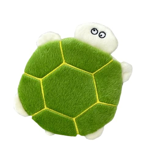 Lerpwige Schildkrötemünzen Geldbeutel Plüsch Beutel Brieftasche Mit Reißverschlüssen Keychain Kleine Veränderung Für Frauen Tragbare Kosmetikbeutel Plüsch Keychain von Lerpwige