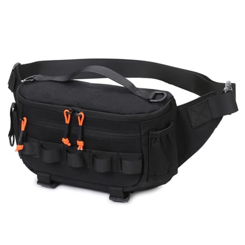 Lerpwige Spritzwassergeschützte Hüfttasche zum Angeln, Angeln, Reisen, Sporttasche, Hüfttasche für Damen und Herren von Lerpwige