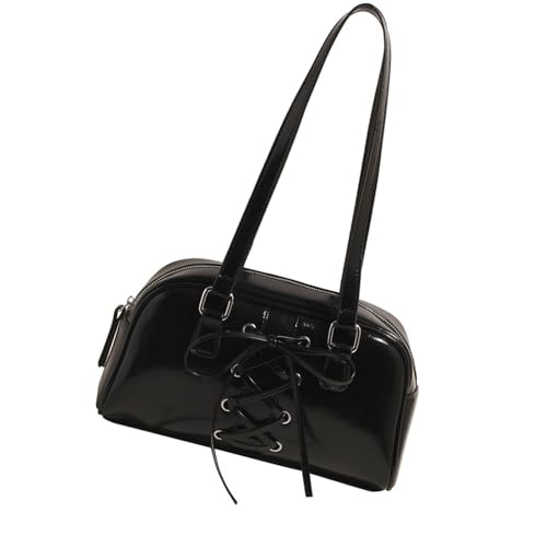 Lerpwige Stilvolle PU Leder Umhängetasche Mit Ballettdesign Und Bögen Binde Underamr Taschen Handtasche Für Den Täglichen Gebrauch Von Trendigen Frauen Trendy Stadt Frauenbeutel von Lerpwige
