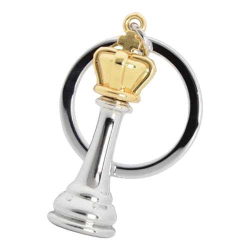 Lerpwige Stilvoller Internationaler Schach Keychain König Königin Chessman Key Ringe Anspruchsvoller Geburtstagsgeschenkschmuck Für Den Täglichen Gebrauch von Lerpwige