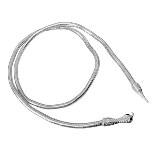Lerpwige Stylish Goldene Oder Silberne Ton Schlange Halskette Accessoire Bietet Eine Vielseitige Option Für Mode Enthusiasten Frauen Mode von Lerpwige