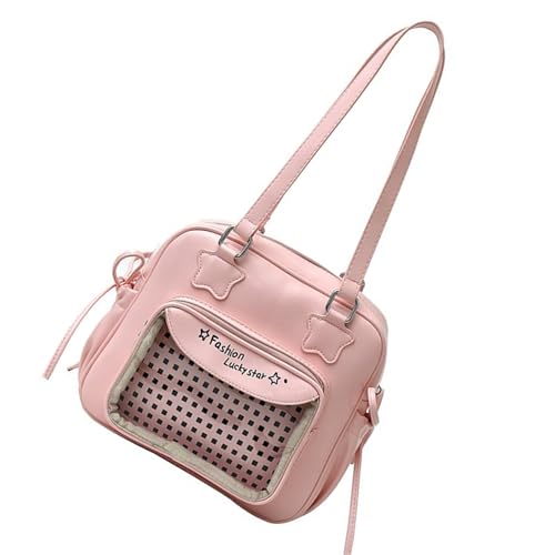 Lerpwige Transparente Umhängetasche Mode Itabag Clear Fenster Für Stifte Anime Display Toted Handtasche Für Frauen Mädchen Geschenke Itabag Schulter von Lerpwige