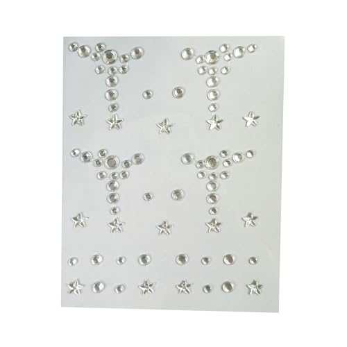 Lerpwige Tropfenförmige Edelsteine, schimmernde Gesichtsschmuck für einzigartiges Make-up und gesellschaftliche Zusammenkünfte, Weihnachtsschmuck-Aufkleber, Gesichtsschmuck-Aufkleber, Einheitsgröße von Lerpwige