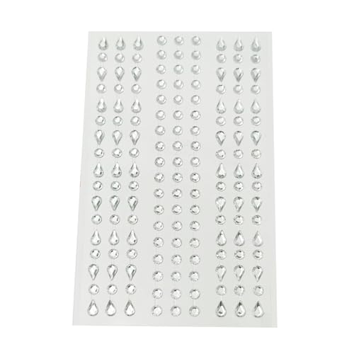 Lerpwige Tropfenförmige Edelsteine, schimmernde Gesichtsschmuck für einzigartiges Make-up und gesellschaftliche Zusammenkünfte, Weihnachtsschmuck-Aufkleber, Gesichtsschmuck-Aufkleber, Einheitsgröße von Lerpwige