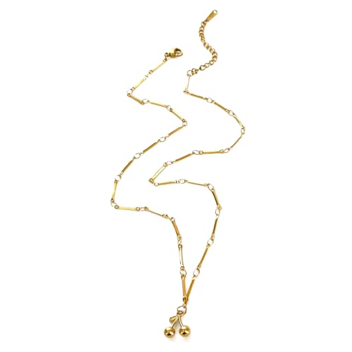 Lerpwige Verstellbare Anhänger Halskette Einzigartiger Charme Neck Schmuck Zierkette Edelstahlkette Für Frauen Frau Geburtstagsgeschenk von Lerpwige