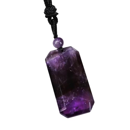 Lerpwige Verstellbarer Naturstein Abgeschrägtes Anhänger Halskette Tragbare Designs Für Tägliche Verschleißverpackungskette von Lerpwige