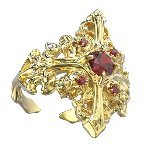 Lerpwige Vintage Ringe Gothic Dating Schmucklegierung Textur Bequemer Suitbale Zum Hinzufügen Eines Farbtons Zu Allen Looks Frauen Verstellbar Gotik Lerpwige Vintage Ringe Gothic Dating Schmucklegierung Textur Bequemer Suitbale Zum Hinzufügen Eines Farbtons Zu Allen Looks Frauen Verstellbar Gotik von Lerpwige