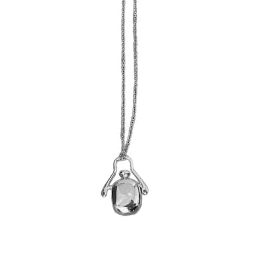 Lerpwige Vintage Styles Spirituosenflächenanhänger Halskette Einstellbare Kettenlegungslegierung Flagon Anhänger Schmuck Für Ethnische Mode Formelle Anlässe von Lerpwige