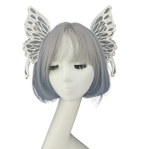 Lerpwige Woodlands Kopfstück Mit Perlenpart Und Zartem Flügelhaarzubehör Für Renaissances Event Gothic Rollenspiele Head Accessoire von Lerpwige