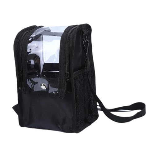 Make-up-Pinselhalter, Make-up-Pinsel-Organizer, Reise-Make-up-Pinsel-Tasche, Kosmetiktasche mit 4 Trennwänden, für Damen und Mädchen, Reise-Make-up-Pinsel-Tasche, small, Mass Beauty von Lerpwige