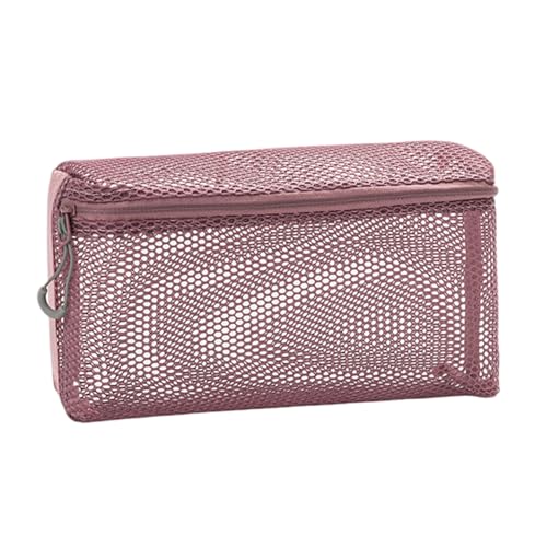 Meshes Make Up Tasche Klare Toilettenbeutel Reisen Kosmetische Organisatoren Lippenstift Aufbewahrungstaschen Make Up Beutel Kosmetische Klarlippenstift Aufbewahrungstasche Mesh Toilnee Für Frauen von Lerpwige