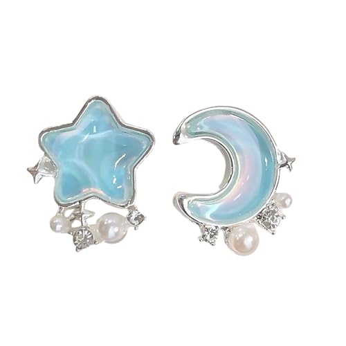 Mode Oceanics Ohrringe Set Clip On Shell Seestarfishes Designs Ohne Piercing Erforderlich. von Lerpwige