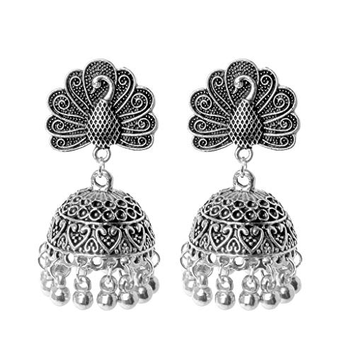 Mode Schmuckdekoration Vintage Ohrringe Ethnischer Stil Jhumka Indian Zigeuner Stammesbaumle von Lerpwige