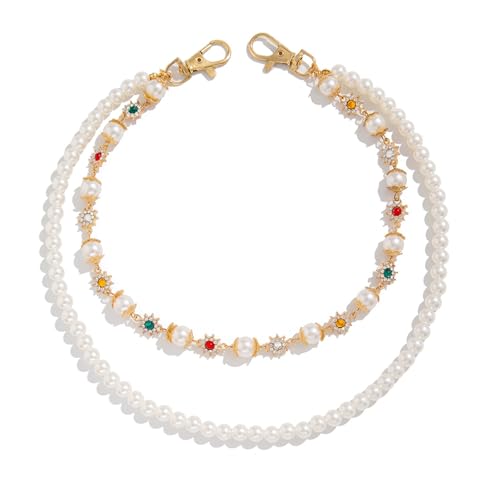 Mode Taillenkette Mit Perlen Und Blütenentkern Doppelschicht Taillenkette Auffällige Hosenbeutel Schmuck Elegante Party von Lerpwige