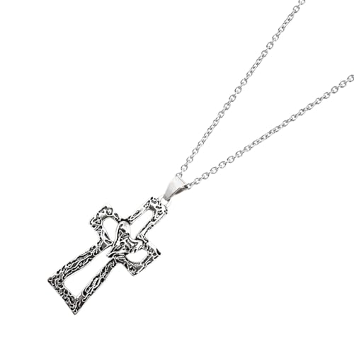 Moderner Schmuck, religiöse Anhänger, Ohrringe, Tropfenohrringe, stilvolle Anhänger-Halskette, geeignet für verschiedene Anlässe, antikes Herz, Einheitsgröße, Wie beschrieben, Wie beschrieben von Lerpwige