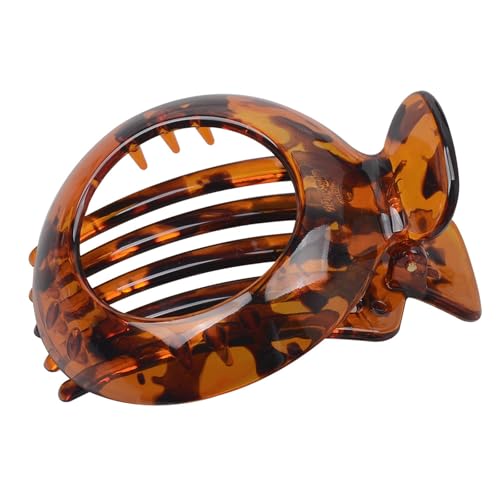 Modische Breite Haare Barrettes Einzigartige Braune Klemme Haarnadelhaarclips Stylish Wide Hair Accessoire Freizeitgebrauch von Lerpwige