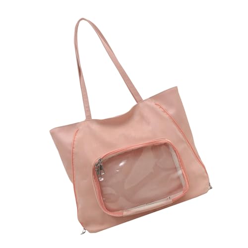 Modische Patchwork-Designs, große Kapazität, Schultertasche mit japanischem Stil, für Studenten und Pendler, modische Tasche für den täglichen Gebrauch, B, One Size von Lerpwige