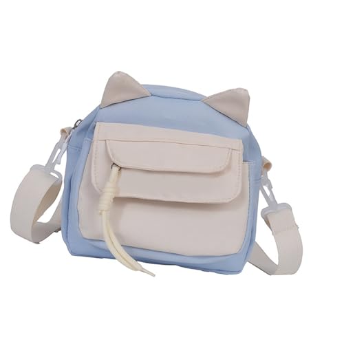 Multi Funktionaler Nylon Telefontasche Für Frauen Katzen Ohröckchen Ohr Umhängetaschen Casual Crossbody Design Mit Geräumigem Reißverschluss von Lerpwige