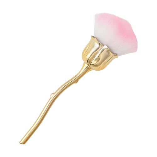 Nägel Kunststaubpulver Entferner Reiniger Pinsel Rose Form Lang Für Nägel Die Reinigung Von Make Up Pinsel Werkzeugen Abschneiden von Lerpwige