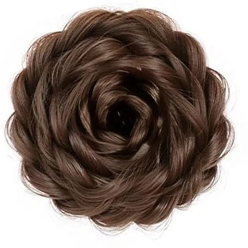 Natural Looking Bun Haiplip Hitzebeständiger Faser Perücken Brötchen Haarteil Mit Elastischen Clip Für Frauen Verschiedene Haartyp Frauen Haarstück Haarteil von Lerpwige