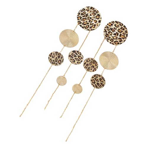 Ohrhänger mit Leopardenmuster für Damen und Mädchen, Statement-Schmuck mit Quasten und allergieresistent, modische Accessoires für Damen, Einheitsgröße, Wie beschrieben, Wie beschrieben von Lerpwige