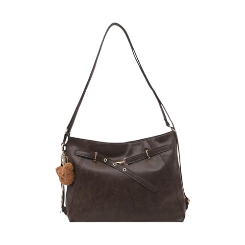 Rucksack Geldbeutel Für Frauen PU Leder Multifunktionaler Tasche Umhängetasche Großer Kapazität Daypack Für Reise Leder Hobos Crossbody Schulter Getötet von Lerpwige