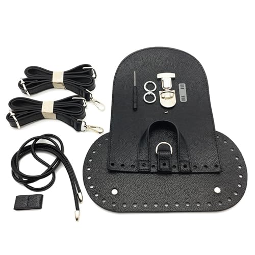 Rucksack Making Kits PU Leder Bastelbeutel Herstellung Set Stricken Häkelnähen Kits Handgefertigtes Bag Accessoires Für Frauen Rucksack PU Lederset Mit Boden Zum Stricken von Lerpwige