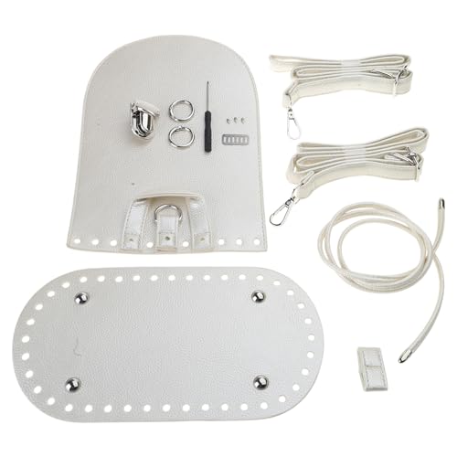 Rucksack Making Kits PU Leder Bastelbeutel Herstellung Set Stricken Häkelnähen Kits Handgefertigtes Bag Accessoires Für Frauen Rucksack PU Lederset Mit Boden Zum Stricken von Lerpwige