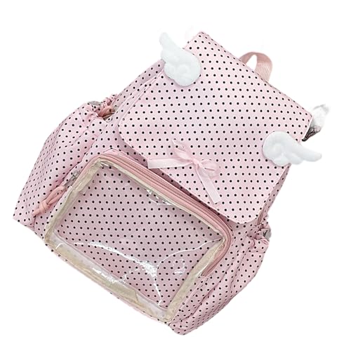 Rucksäcke Für Schulanime Cosplay Clear Pins Display Daypack Girl Ästhetischer Itabag Rucksack Mit Einfügungsstiften Display Mit Einsätzen von Lerpwige