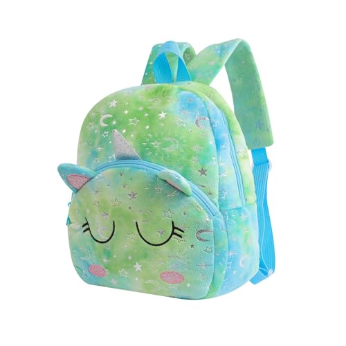 Schöne Tiermotiven Schul Rucksack Für Kleinkind Girls Weiche Plüsch Buchbeutel Cartoon Geschenkgeburtstag Kindergarten Kleinkind Rucksack Mädchen von Lerpwige