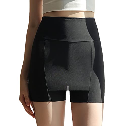 Shorts Hoher Taille Bauchkontrolle Sicherheits Kurzhose Doppellagige Leggings Vorderen Slip Shorts Unter Kleid Boyshorts von Lerpwige