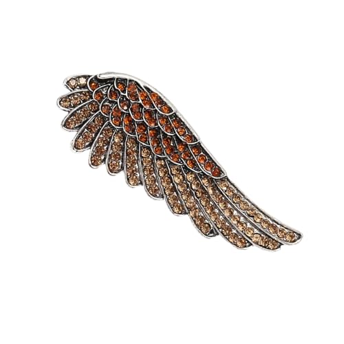 Sprudeln Kristall Angel Flügel Geformte Brosche Legierungsparty Accessoire Für Jacken Schals Partys Elegant von Lerpwige
