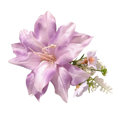 Stilvolle Blumen-Haarspange aus Kunstharz für Damen, modischer Haarschmuck, der Ihren Look mit diesem eleganten Accessoire verschönert von Lerpwige