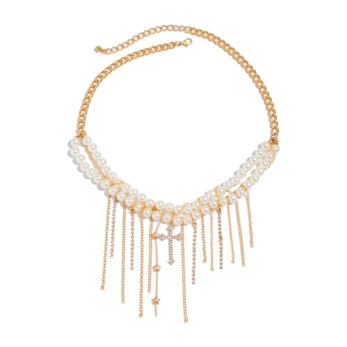 Stilvolle Quasten Fallen Halskette Vielseitige Modeschmuck Leichter Komfort Kleidung Für Tägliche Oder Besondere Veranstaltung Elegante Quasten Halskette Geeignet von Lerpwige