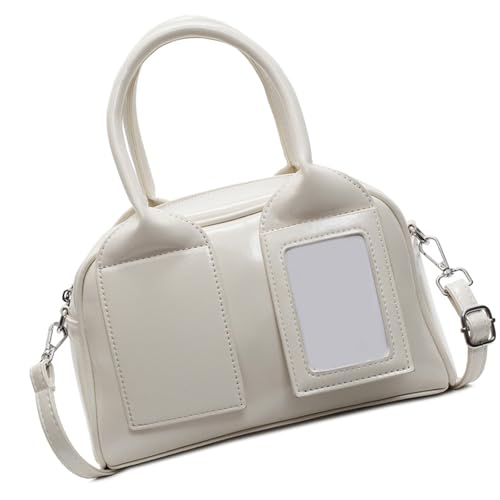 Stilvoller Crossbody Umhängetasche Leichte PU Leder Freizeit Handtasche Mit Verstellbarem Riemen Für Tägliche Gebrauchsweg Arbeit PU Lederhandtasche von Lerpwige