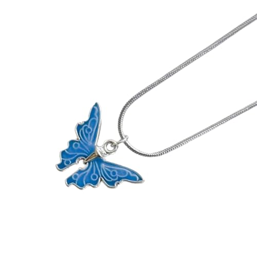 Stilvoller Mehrfarbiger Schmetterlings Colarbone Kettenketten Trendy Legierung Schmuckzubehör Für Alle Outfits Täglich Verwenden Schmetterling Schmuck Schmetterling von Lerpwige
