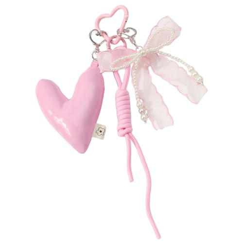 Stylish Heart Bows Bag Accessoire Mit Modedetails Und Praktischen Designs Fashion Car Schlüsselbeinschmuck Ladies Alloy Und Faux Pearls Designs von Lerpwige