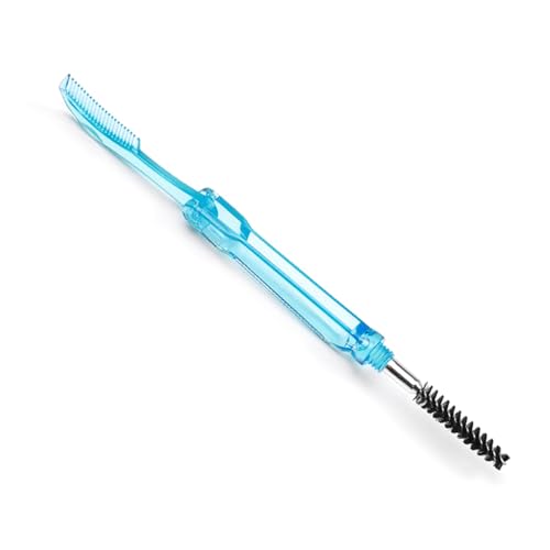 Tragbarer Augenbrauen-Wimpernformer, Wimpernkamm, Doppelkopf-Augenbrauenpinsel, Make-up-Pflegewerkzeug, faltbare Mascara-Bürste von Lerpwige