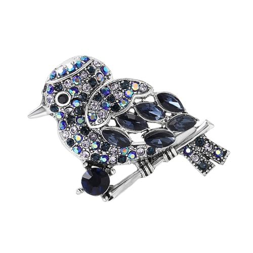Vintage Strassstones Vogelbroschen Einzigartige Tierstifte Stilvolle Frauen Brosche Pin Geeignet Für Partys Und Alltag von Lerpwige